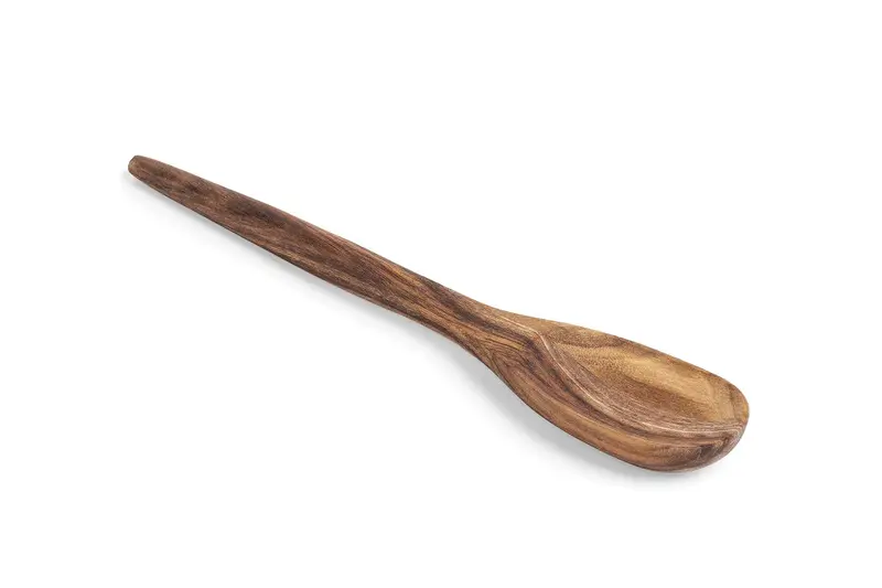 Ironwood Acacia Wood 12-Inch Solid Serving Spoon 1