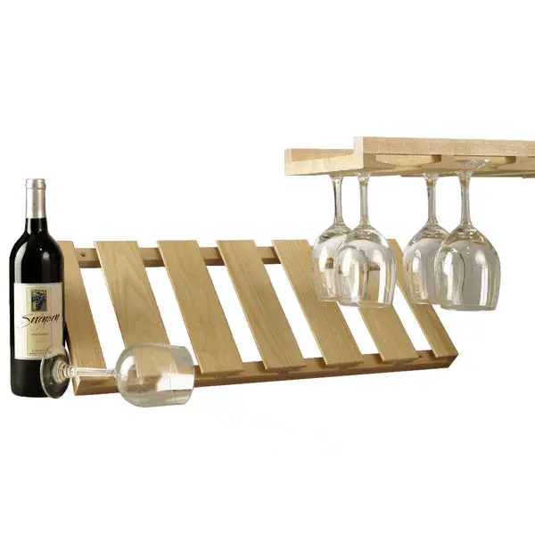 J.K. Adams Wooden Stemware Rack For Glass Storage And Display 1