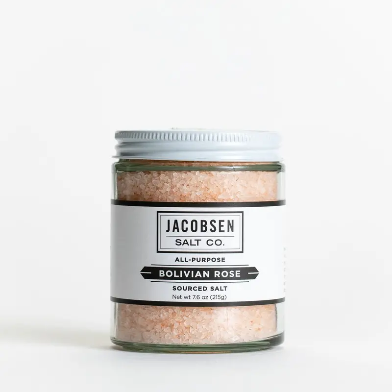 Jacobsen Salt Co. Bolivian Rose Salt – Artisanal Andean Crystal Salt 1