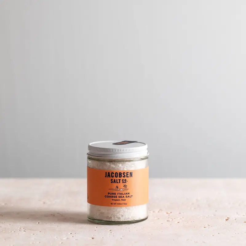Jacobsen Salt Co. Italian Coarse Sea Salt Refill Jar 1