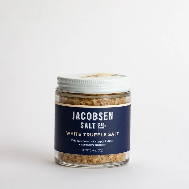Jacobsen White Truffle Infused Sea Salt (2.46 Oz) 1