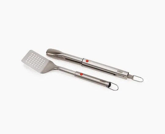 Joseph Joseph Grillout 2-Piece Stainless Steel Bbq Turner And Tongs Combo 1