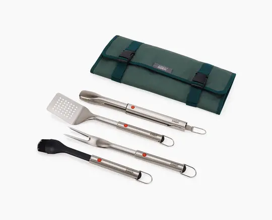 Joseph Joseph Grillout 4-Piece Stainless Steel Bbq Utensil Set With Carry Case 1