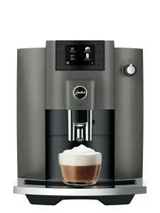 Jura E6 Fully Automatic Espresso And Coffee Machine – Dark Inox Stainless Steel 1