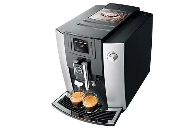 Jura E6 Fully Automatic Espresso And Coffee Machine – Piano Black Design 1