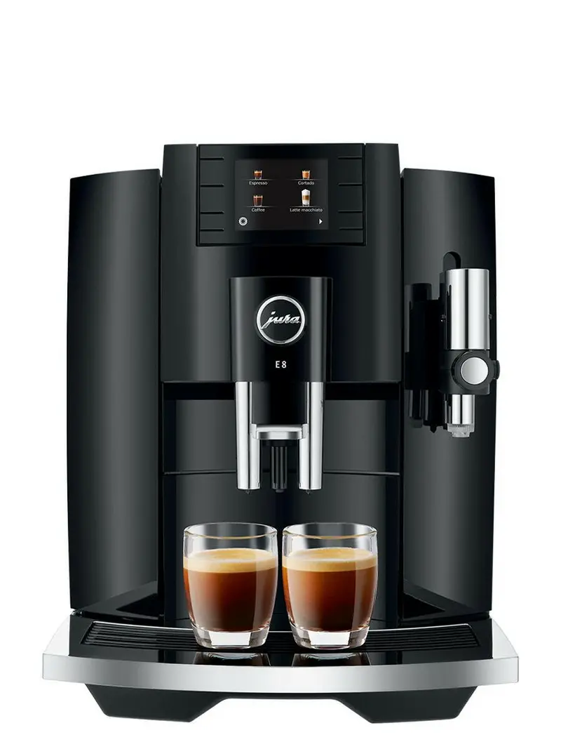 Jura E8 Fully Automatic Espresso And Coffee Machine – Piano Black Finish 1