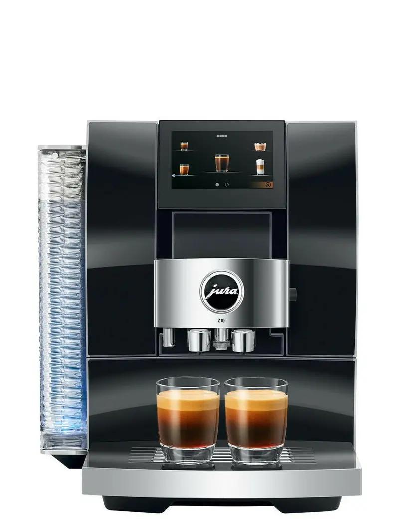Jura Z10 Fully Automatic Espresso Machine – Diamond Black Compact Design 1