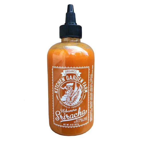 Kitchen Garden Farm Organic Habanero Sriracha Sauce – Small-Batch Hot Condiment 1