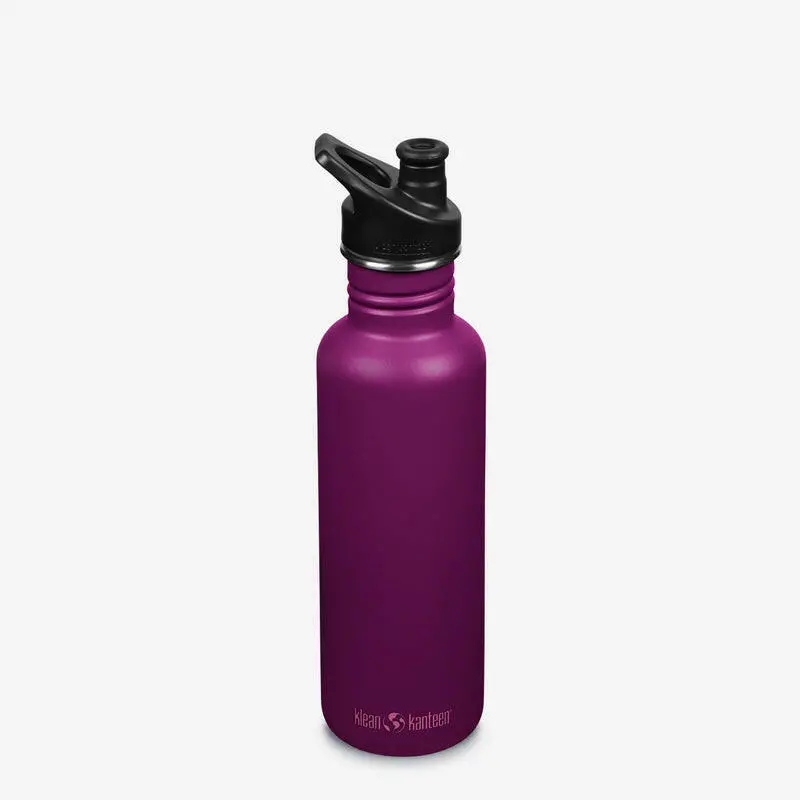 Klean Kanteen Classic 27 Oz Stainless Steel Water Bottle With Sport Cap – Purple Potion 1