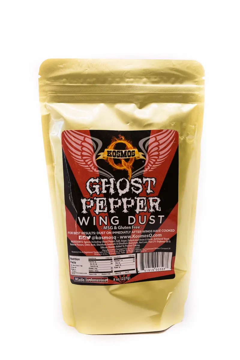 Kosmo’S Q Ghost Pepper Wing Seasoning – Ultra-Spicy Dry Rub For Wings 1