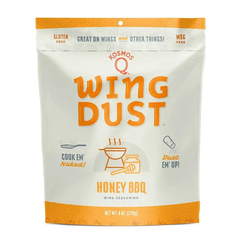 Kosmo’S Q Honey Barbecue Wing Dust – Sweet-Tangy Finishing Spice 1