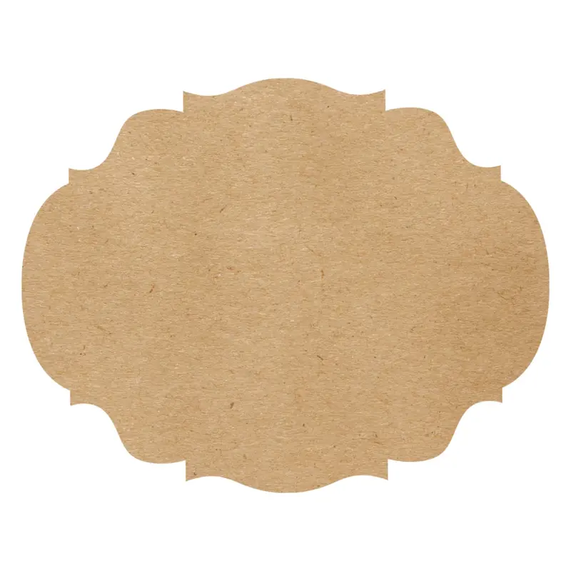 Kraft French Frame Placemats | Hester & Cook Rustic Table Linens 1