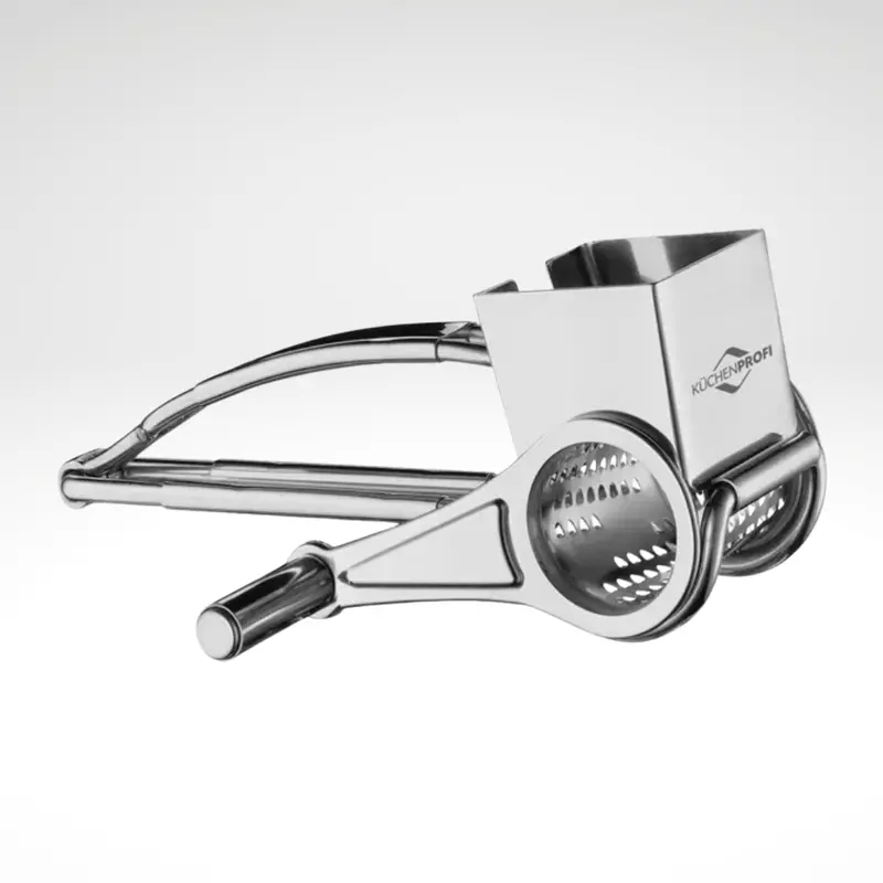 Küchenprofi Stainless Steel Rotary Cheese Grater – Handheld 1