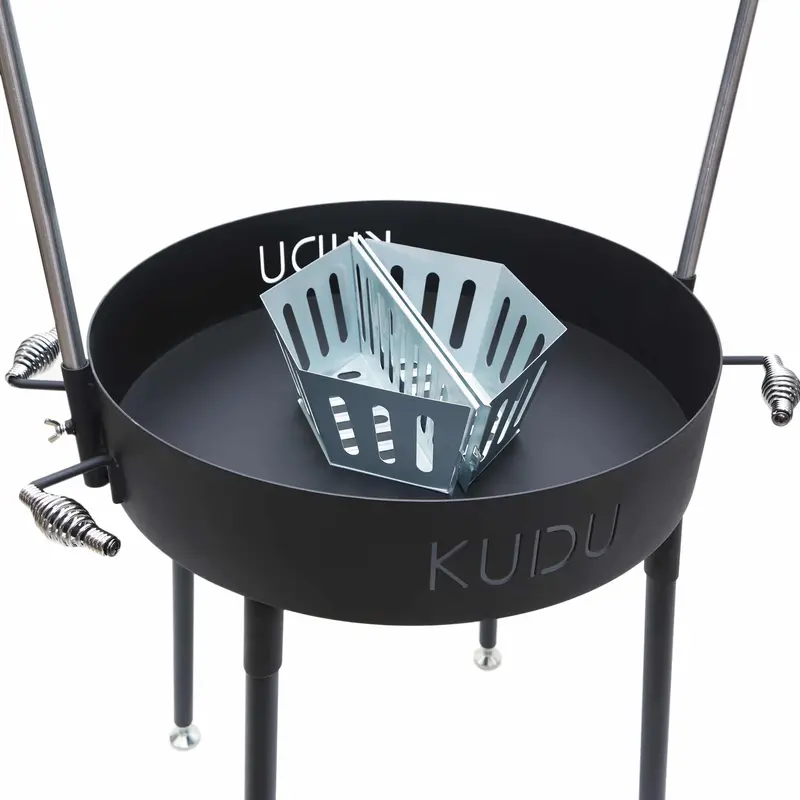 Kudu Dual Charcoal Baskets For Even Heat Distribution 1