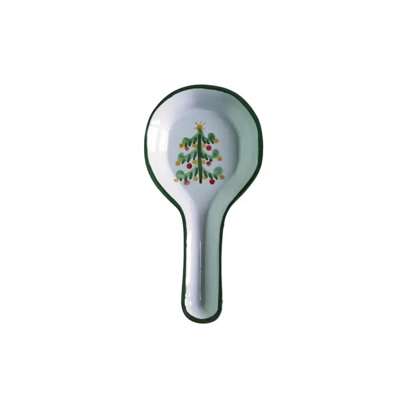 La Gabbianella Magia Green Tree Spoon Rest 1