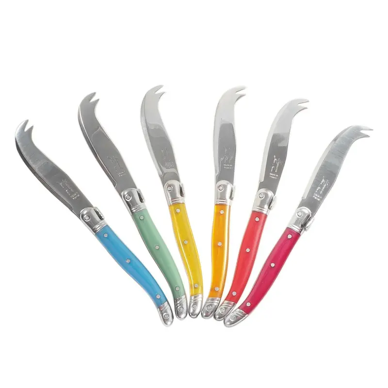 Laguiole Mini Rainbow Cheese Serving Set – French-Made 1