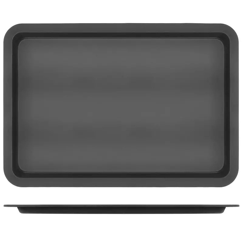Large Non-Stick Baking Tray – 48 X 38 Cm Rectangular Roasting Pan With Raised Edges 1