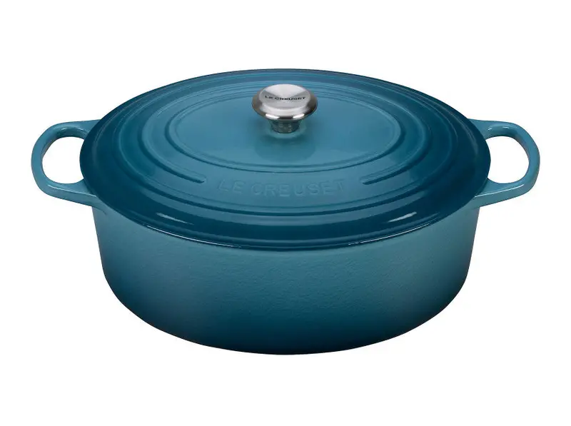 Le Creuset 9.5-Quart Oval Dutch Oven – Large-Capacity Entertaining Cookware 1