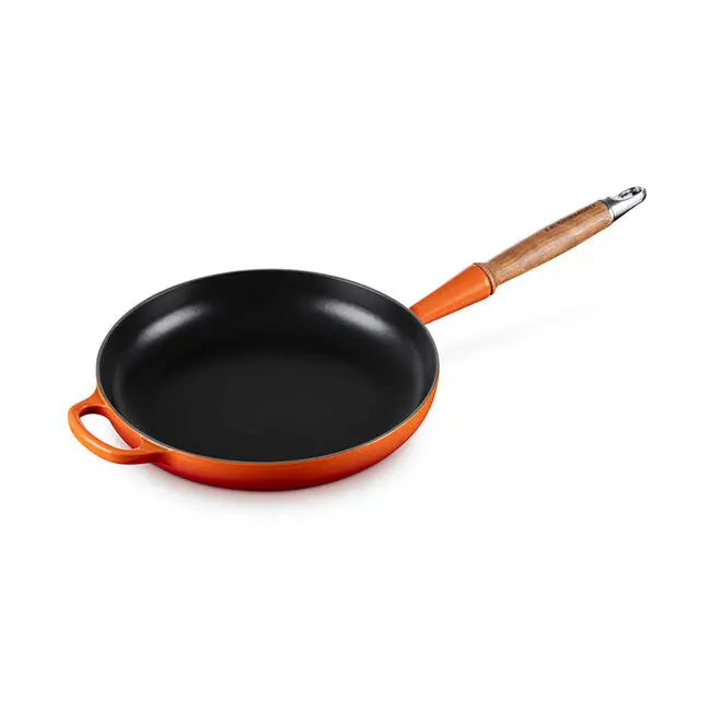 Le Creuset Alpine Fry Pan – Nonstick Coated With Natural Wood Handle 1