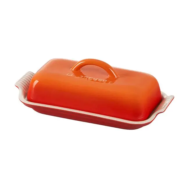 Le Creuset Heritage Butter Keeper With Lid – Ceramic Butter Dish 1
