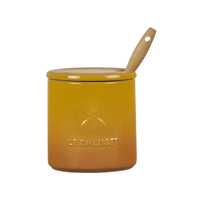 Le Creuset Honey Pot With Silicone Dipper – Ceramic 1