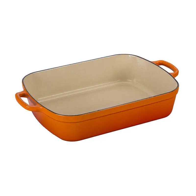 Le Creuset Signature Roaster – 5.25-Quart Enameled Cast Iron Oven Roasting Pan 1
