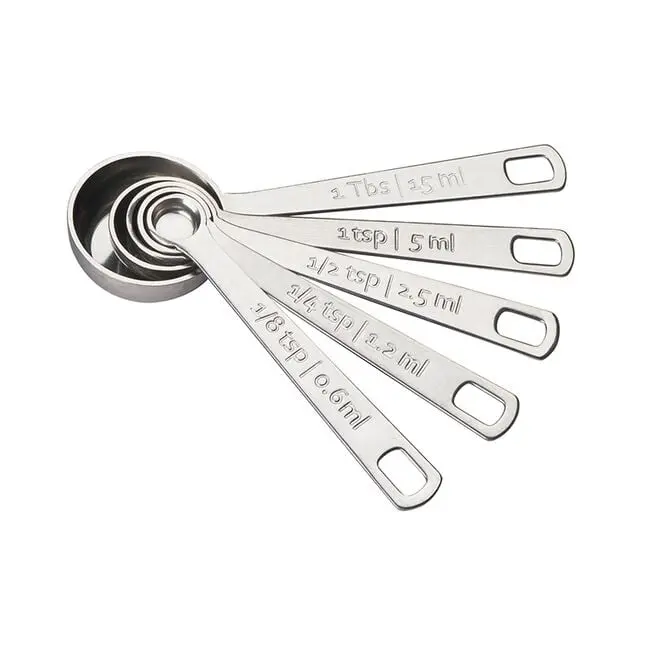Le Creuset Stainless Steel Measuring Spoons – Precision Kitchen Tools 1