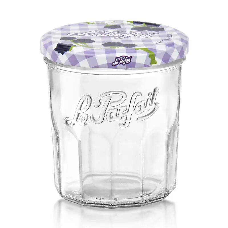 Le Parfait Faceted French Jam Jar – 324Ml (11Oz), Classic European Design 1
