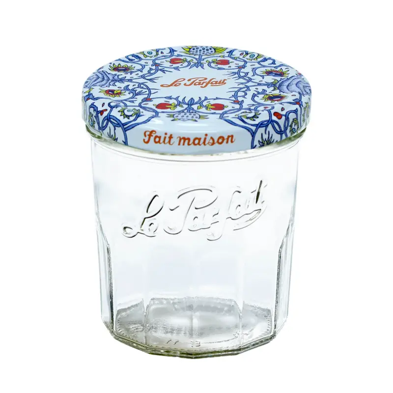 Le Parfait Faceted French Jam Jar – 385Ml (13Oz), Elegant Glass Storage 1