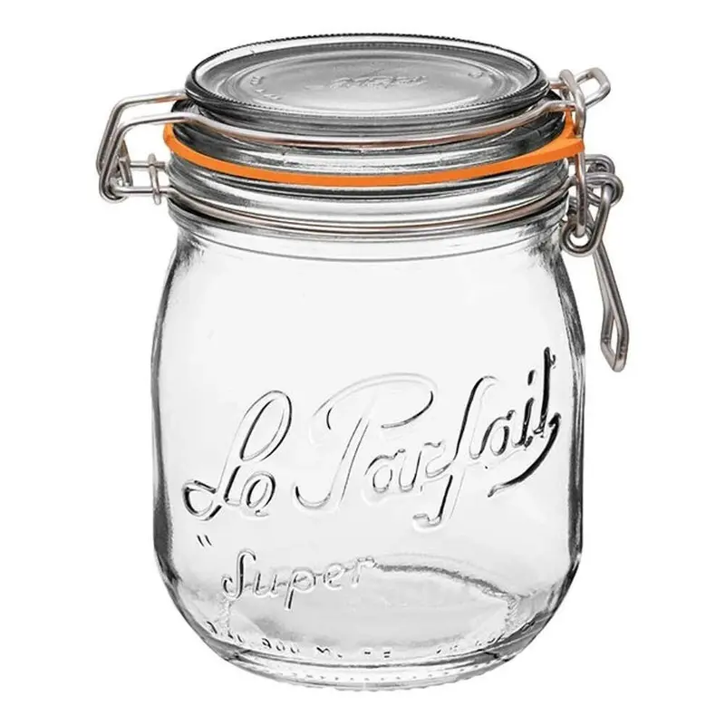 Le Parfait Super Jar – 750Ml (24Oz) Compact Glass Storage Jar 1