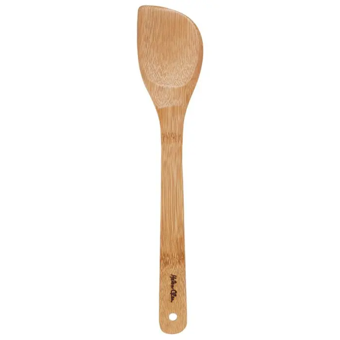 Left-Handed Bamboo Cooking Spatula – 13-Inch Helen'S Asian Kitchen 1