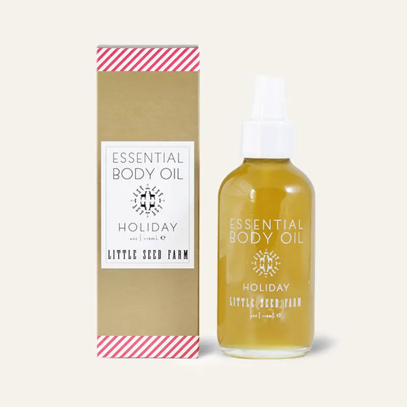 Little Seed Farm Holiday Essential Body Oil – 4 Oz Nourishing Blend 1