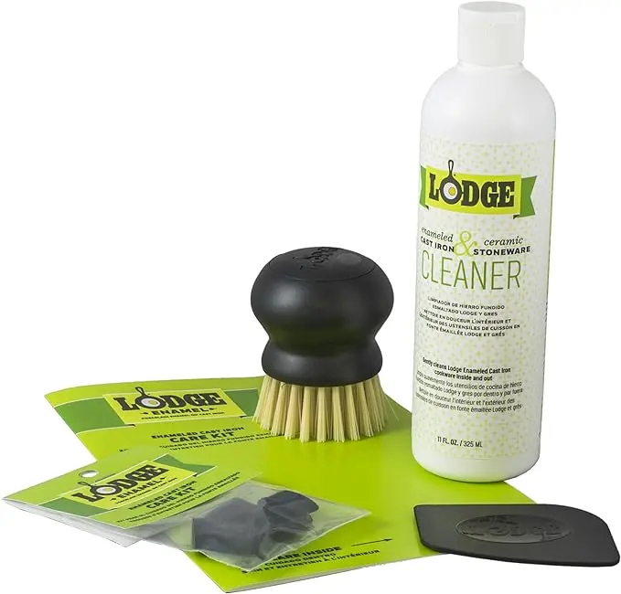 Lodge Enameled Cast Iron Cleaning & Care Kit 1