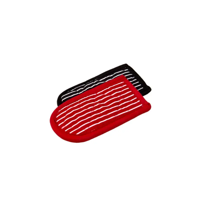 Lodge Striped Fabric Hot Handle Holders (Set Of 2) 1
