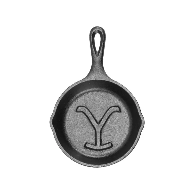 Lodge Yellowstone 5-Inch Cast Iron Power Y Mini Skillet 1