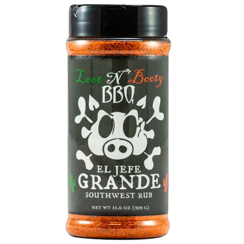 Loot N' Booty El Jefe Grande Bold Bbq Seasoning – 11.6 Oz 1