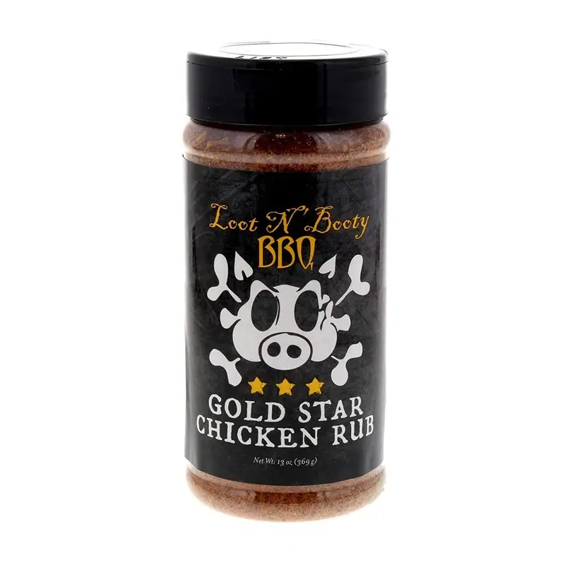 Loot N' Booty Gold Star Chicken Seasoning Blend – 14 Oz 1