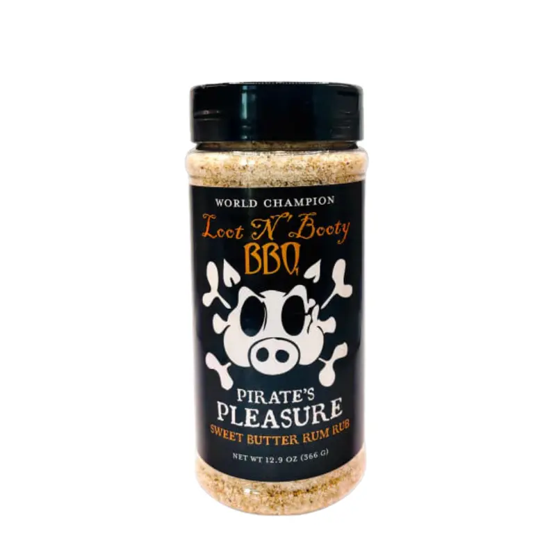 Loot N' Booty Pirate'S Pleasure Sweet Butter Rum Bbq Rub (12.9 Oz) 1