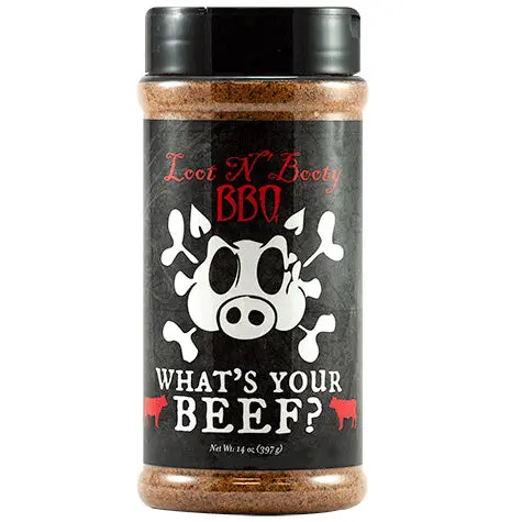 Loot N' Booty What'S Your Beef Rub – 14 Oz Rich, Savory Beef Seasoning 1