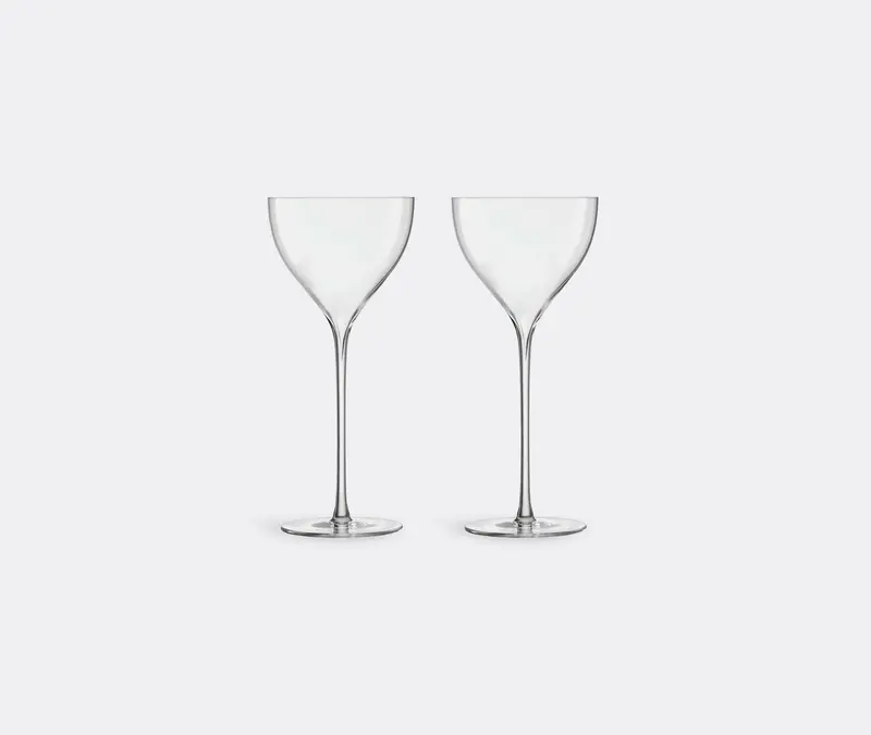Lsa Savoy Set Of 2 Nick & Nora Glasses – 7 Oz Bar-Ready Pair 1