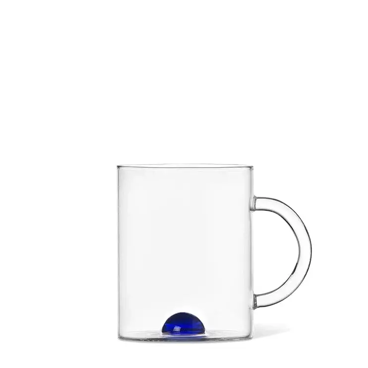 Luna Blue Dot Ceramic Coffee Mug 1