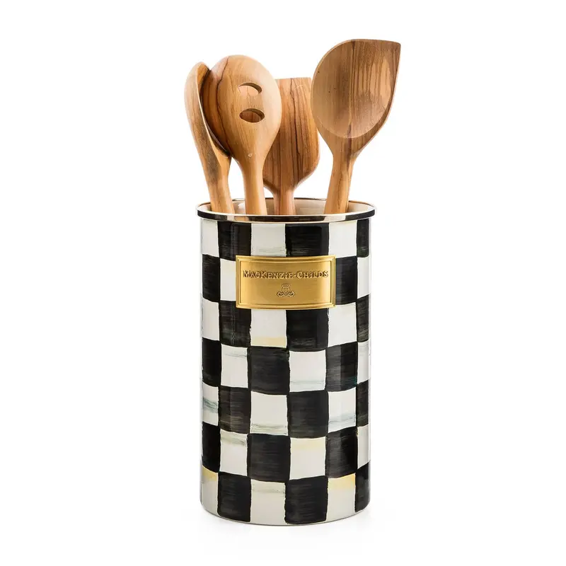 Mackenzie-Childs Courtly Check Counter Utensil Organizer 1