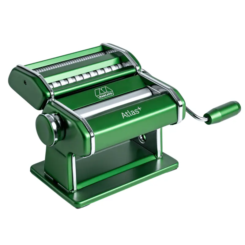 Marcato Atlas 150 Plus Manual Pasta Machine In Vibrant Green 1
