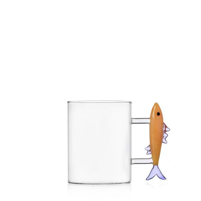Marine Garden Amber Ceramic Mug 1