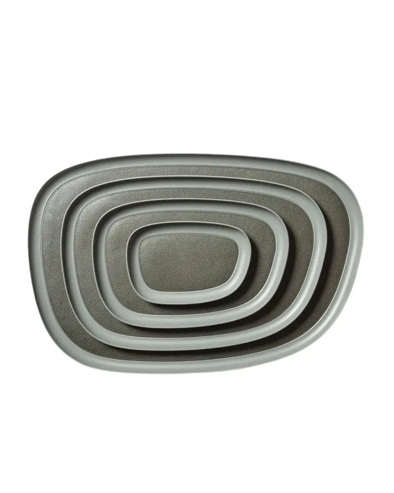 Maris Rectangular Serving Tray In Neutral Tones 1