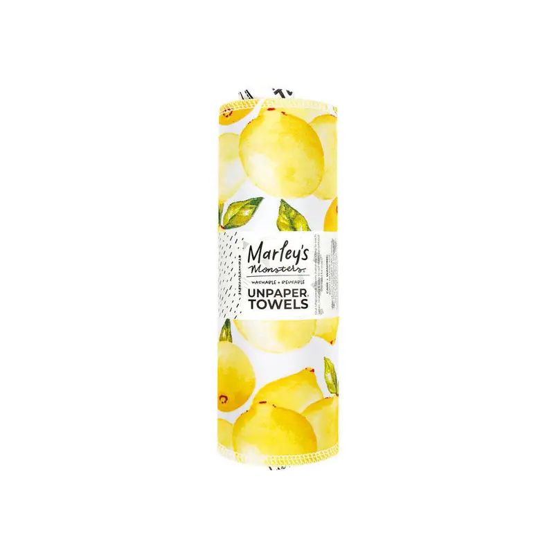 Marley’S Monsters Unpaper® Towel Set – Vintage Lemon Pattern (24-Pack) 1