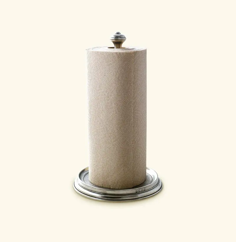 Match Pewter-Trimmed Paper Towel Holder For Kitchen Organization 1