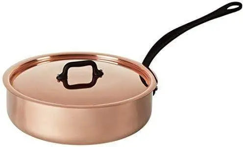 Mauviel M'150S Saute Pan – 3.2-Quart With Flared Rim 1