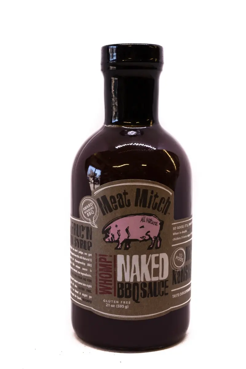 Meat Mitch Whomp! Naked Bbq Sauce – Unsweetened, Bold Smoke & Vinegar Sauce 1