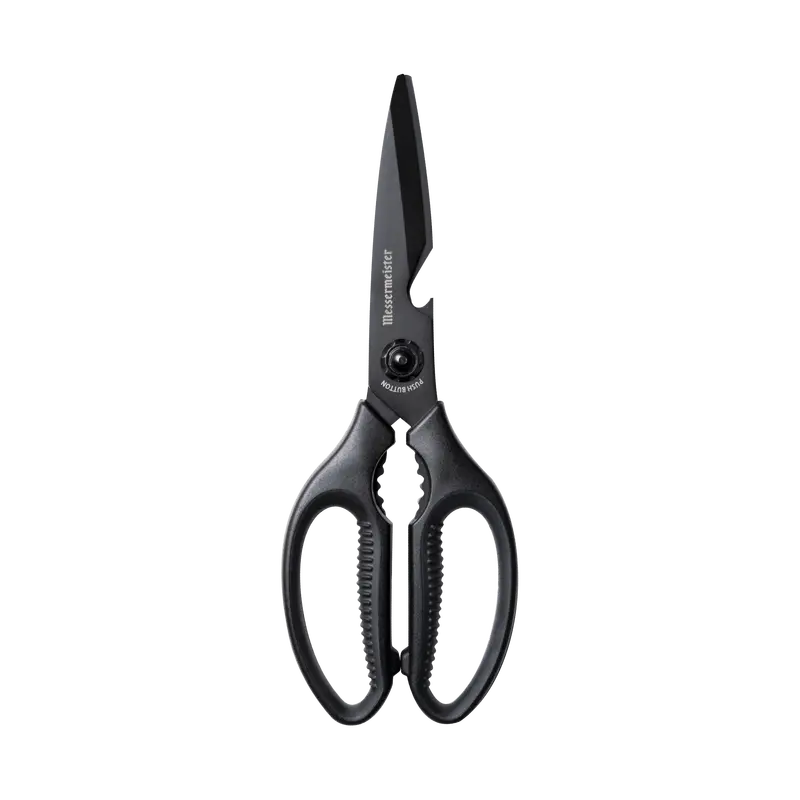 Messermeister Push-Button Take-Apart Kitchen Shears – 9-Inch Multi-Use Scissors 1